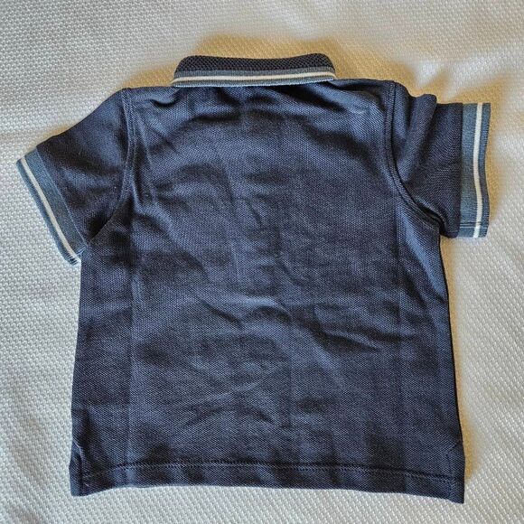 Tartine et Chocolat Baby Tresors de L Ocean Navy Polo Size 1 Month - Picture 4 of 5